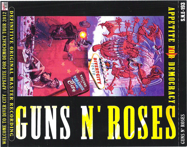 Welcome To Diver City Guns N' Roses Tokyo 2012 front cover