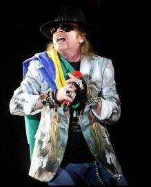 Axl Rose live à Brasilia le 7 mars 2010