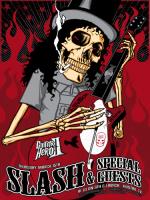 Une affiche pour le jeu Guitar Hero III