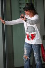Axl Rose à Londres en juin 2010
