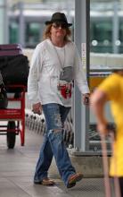 Axl Rose à Londres en juin 2010