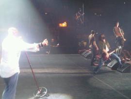 Guns N' Roses sur scène à Rome en Italie