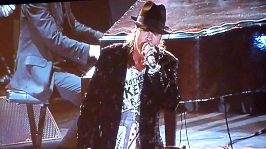Axl Rose live à Moscou en juin 2010