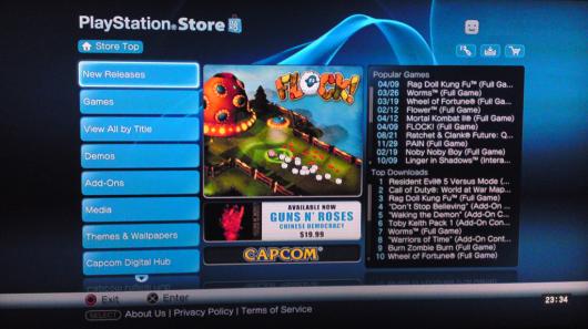 Chinese Democracy sur le PlayStation Store