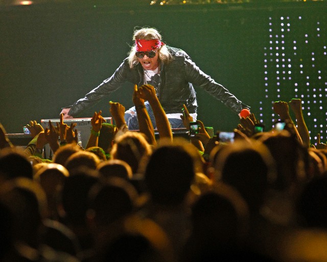 Axl Rose live 2012