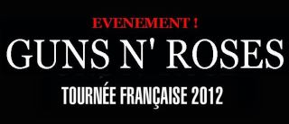 Guns n' Roses tournée française 2012 paris lyon montpellier strasbourg toulon toulouse