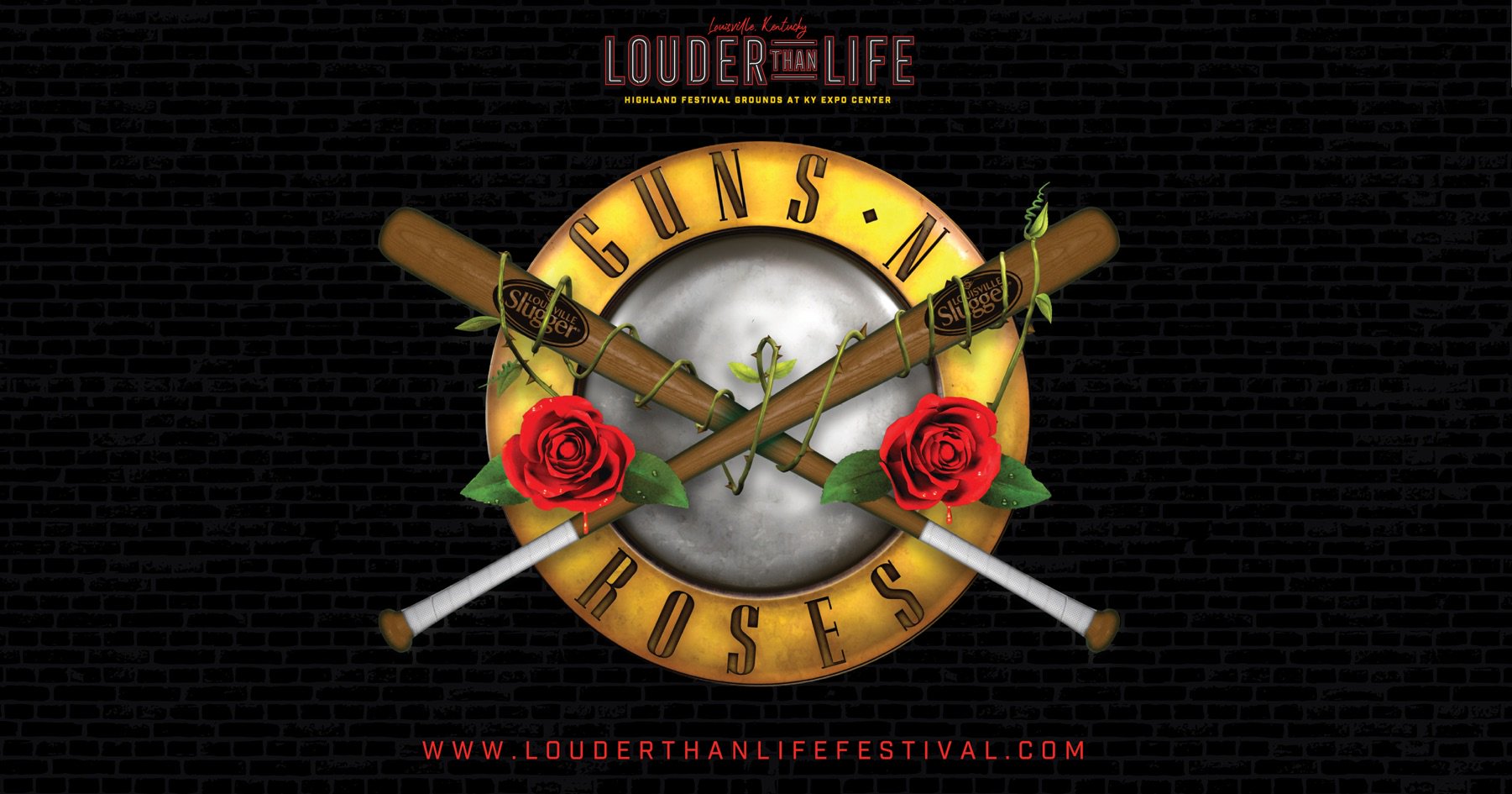 guns n' roses louder than life 2019 poster