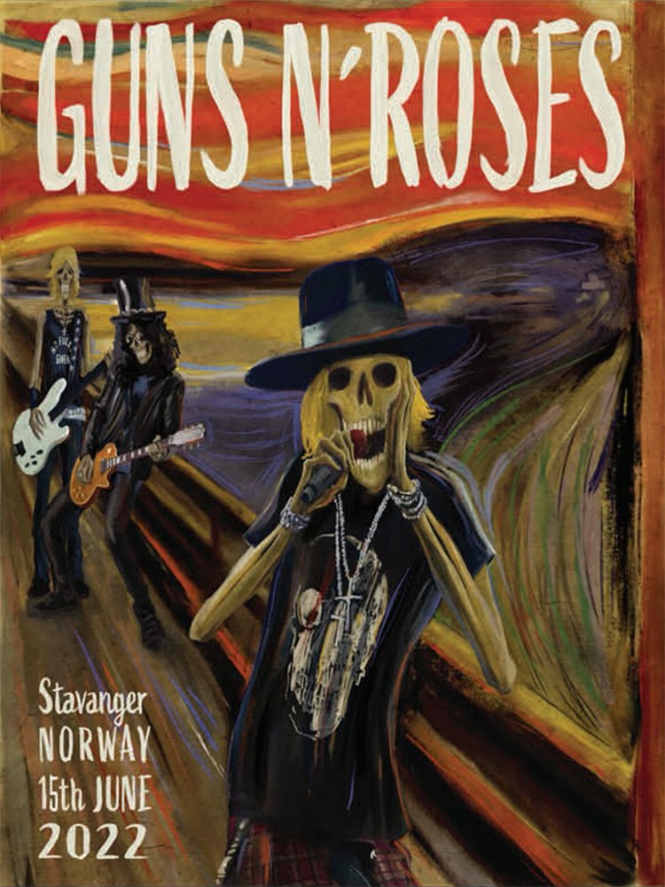 guns n roses stavanger 2022 cri munch