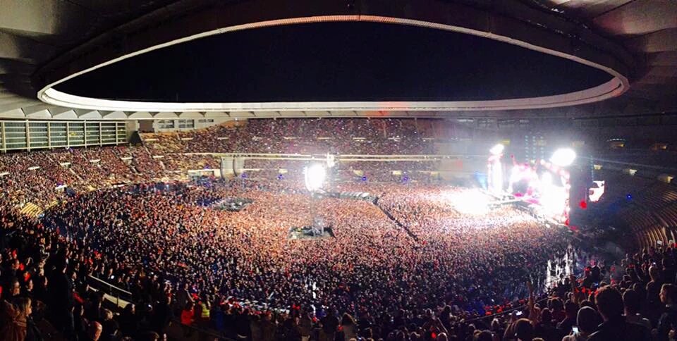 ACDC en concert à séville en espagne 2016 stade axl rose axldc