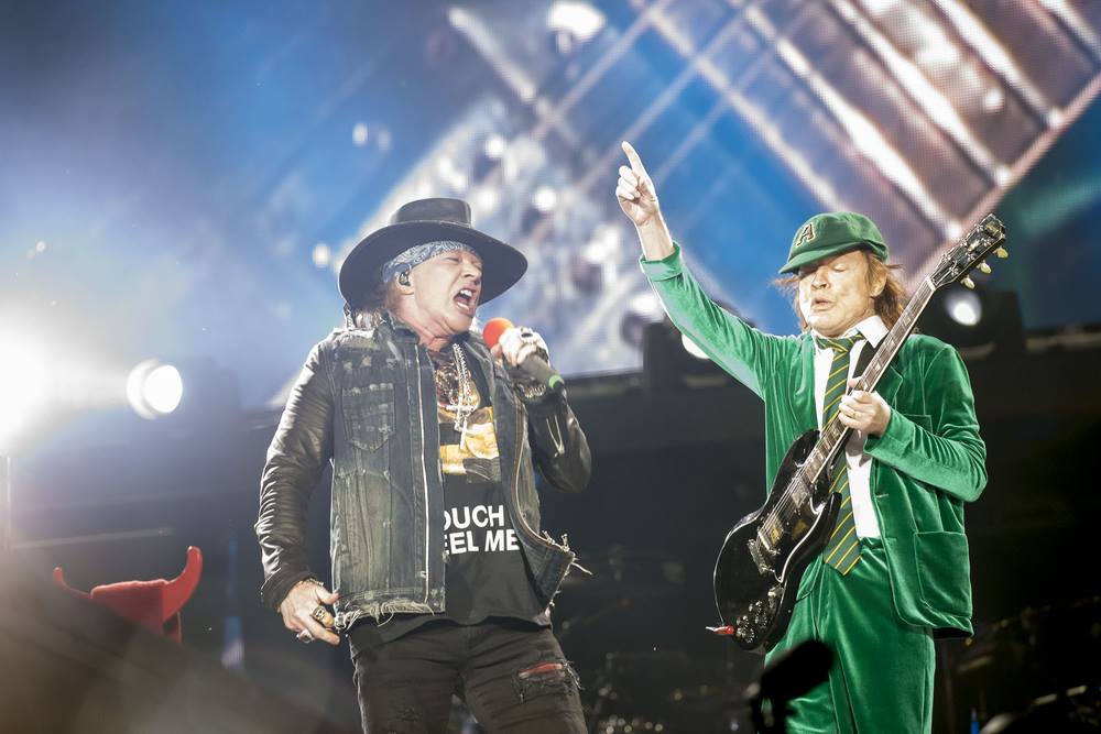 Axl rose Angus young acdc vienne wien vien autriche austria