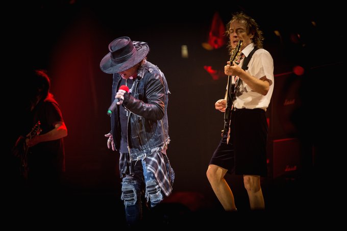 AXl rose ac/dc ft lauderdale 2016 usa