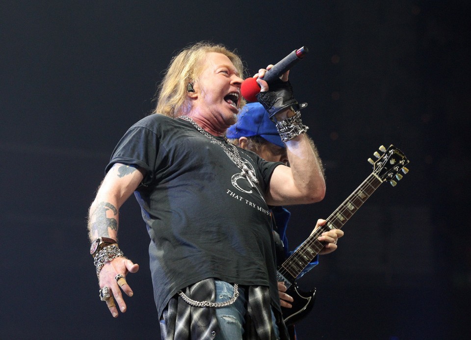 axl à Cleveland axldc acdc cleveland ohio 2016 usa angus