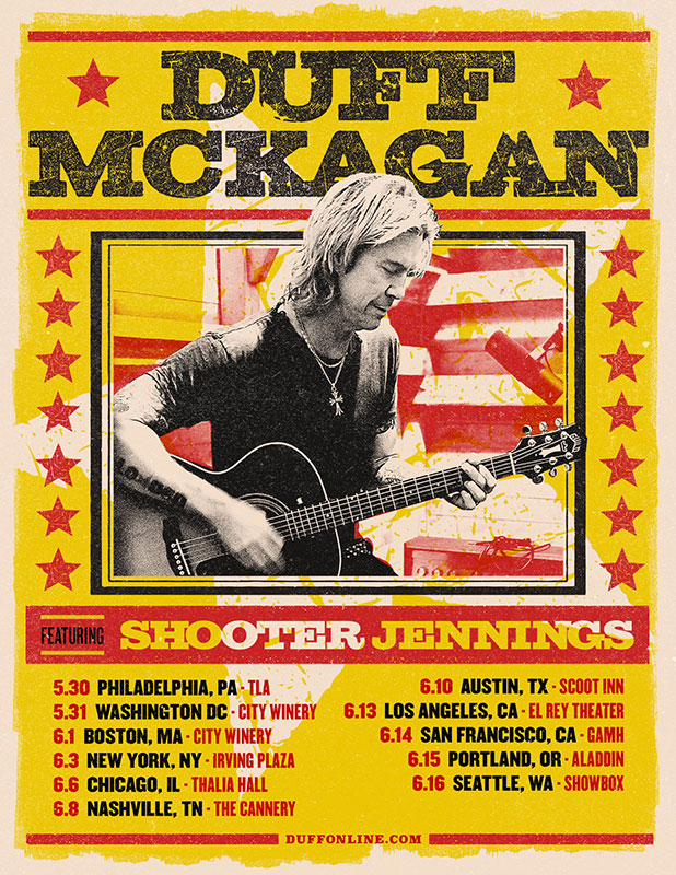 DUff mckagan solo tour summer 2019