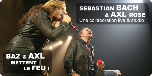 Axl Rose et Sebastian Bach collaborent en studio