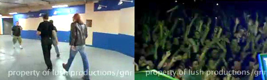 Des images issues de la vidéo de Lush Productions