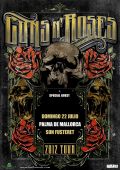 Poster concert Guns N' Roses Palma de Majorque Espagne juillet 2012