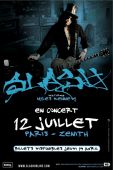 Poster du concert de Slash au Zénith de Paris