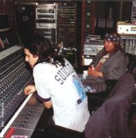 Gilby Clarke et Axl Rose en studio
