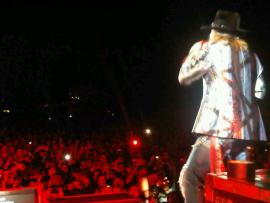 Axl Rose live à Bucarest en Roumanie