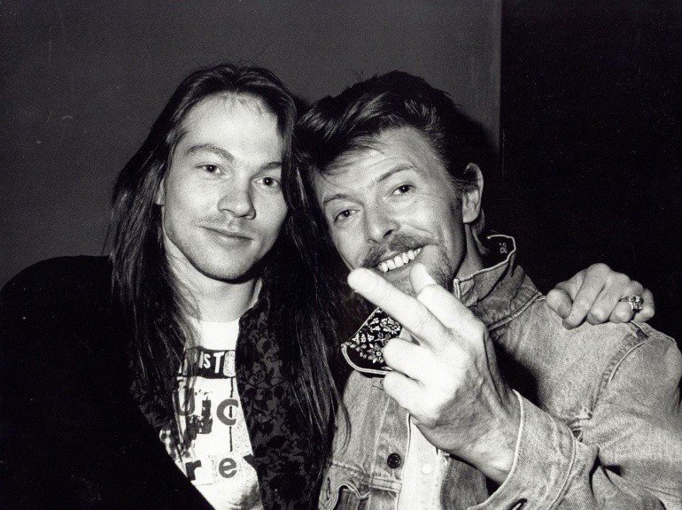 axl rose david bowie