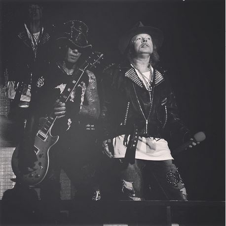 D.J. Ashba Axl Rose live Rock On The Range 2014