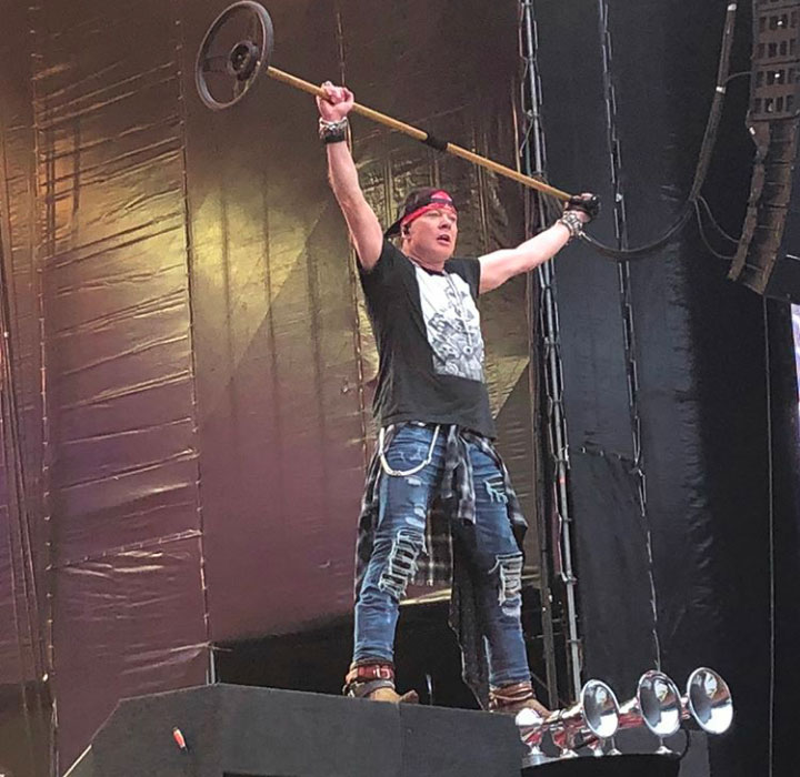 axl rose live moscou 2018