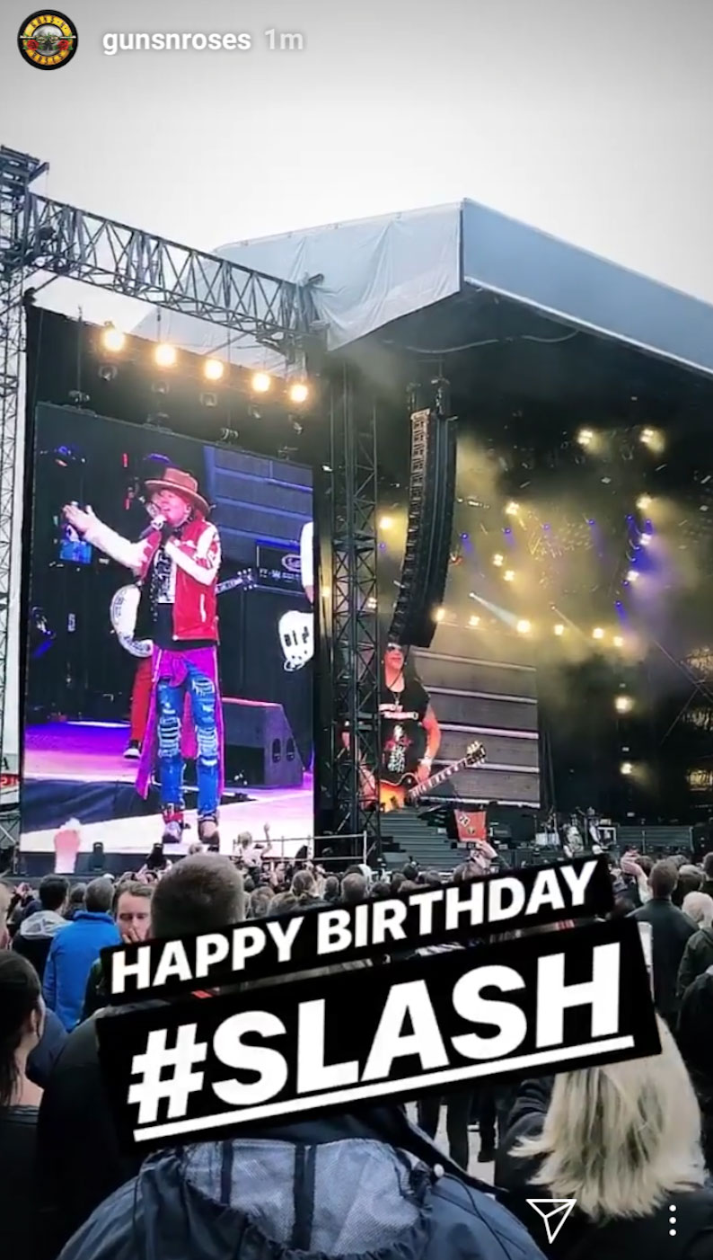 concert axl rose slash reykjavik 2018