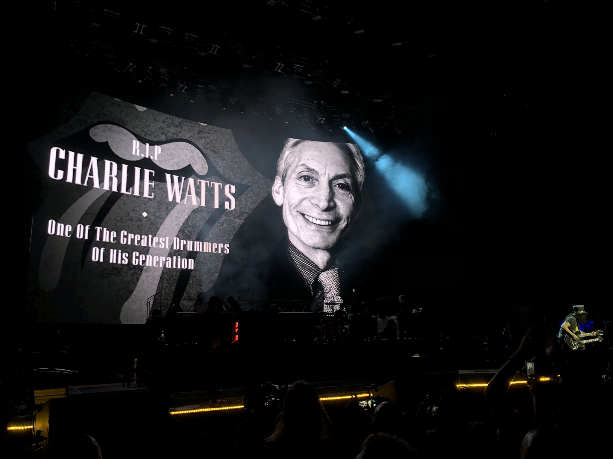 guns n roses san jose 2021 rip charlie watts