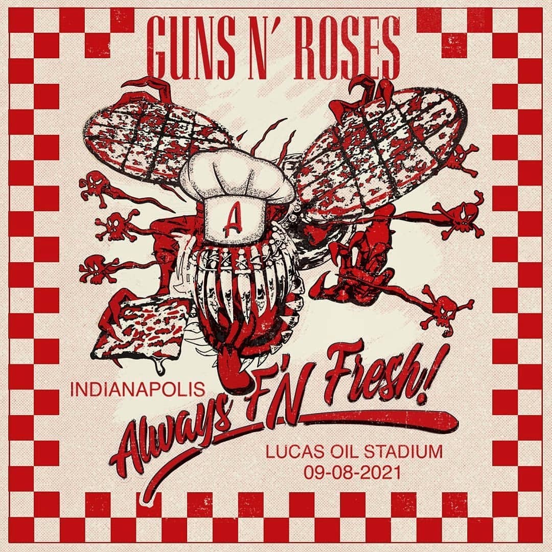 guns n roses visuel indianapolis