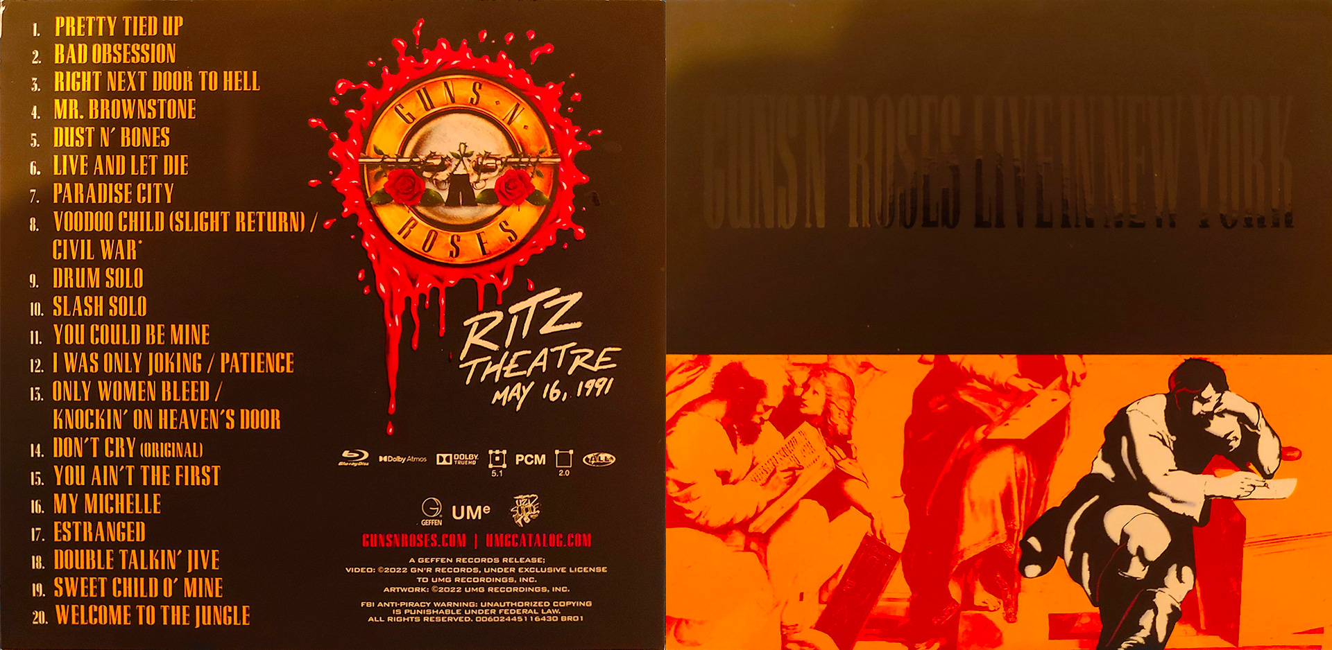 Guns N' Roses - Paradise City Live at The Ritz, New York 1991