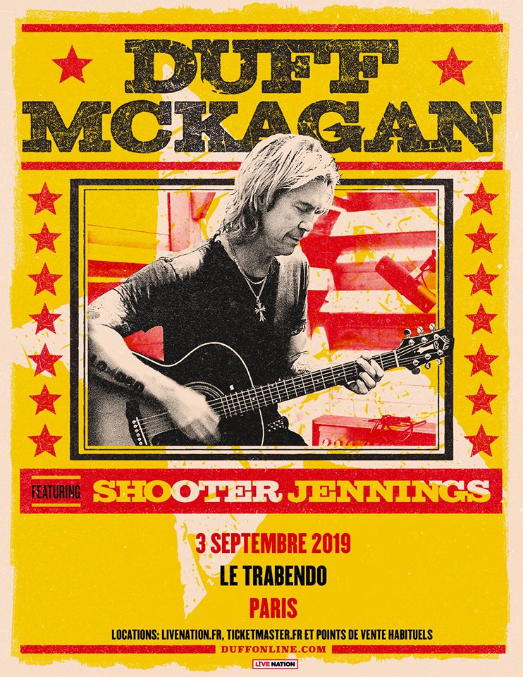 Duff mckagan à paris 2019