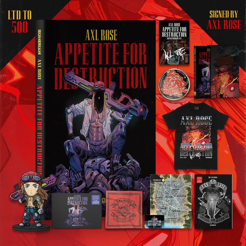 axl rose appetite sumerian comics graphic novel