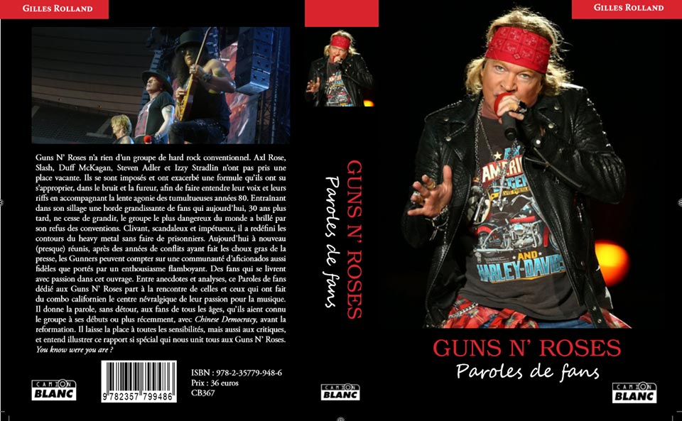 livre paroles de fans guns n roses