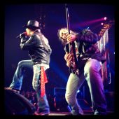 Axl Rose Ron Thal live Cincinnati USA decembre 2011